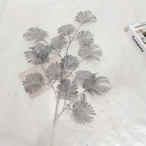 5 Direction De 90cm D'or Fleur Artificielle Plantes Vertes Orchid&eacute;e De La Feuille D'&eacute;rable Diy Mariage Arrangement Mat&eacute;riel &Agrave; La Maison De D&eacute;coration De No&euml;l - Neuf