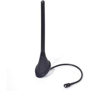 AM FM Antenne Auto Radio 20cm Antenne Toit Voiture fr&eacute;quences 87-108 MHz / 535-1605 KHz Toit Amplificateur 25 cm C&acirc;ble 16V Raku 2 II Compatible pour Opel Si&egrave;ge Skoda Anti Radio - Neuf