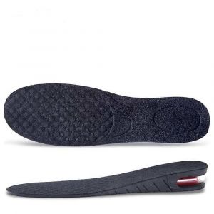 Augmentation De La Hauteur Int&eacute;rieure - Ensemble 2 Pi&egrave;ces, 3 &Agrave; 6 Cm R&eacute;glable, Coupe-La Forme Du Talon De L'ascenseur Semelle Int&eacute;rieure Matelass&eacute;e, Unisexe Noir 4,5 Cm - Neuf