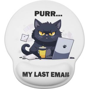 JGD-Tapis de Souris Support de Repose-Poignet, Tapis Souris Ergonomique en Silicone, Tapis de Souris Gamer, Repose Poignet Souris avec Base en Caoutchouc Antid&eacute;rapant Mousepad pour PC, Travail, Burea - Neuf