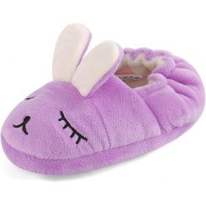 Kalanka-Lacoifa Chausson De Chouette Pour Enfant Garçon Ou Fille Pantoufles Animaux En Tricot D'hiver Antidérapants - Neuf