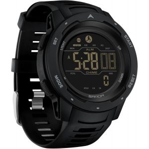 Fdjhy-Montre De Sport Numérique Militaire Pour Homme Étanche 50m Avec Chronomètre Alarme Compte À Rebours Double Temps - Neuf