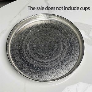 Plateau Rond,Plateau De Service De 13 Pouces,Plateau À Bijoux Noir - Neuf