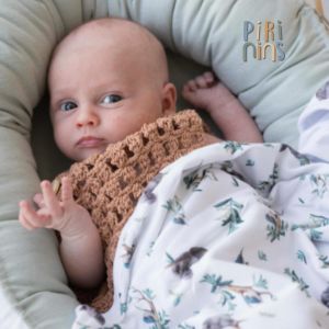 Soft Baby Pillow,100% Organic Cotton,Baby Pillow,Nursing Pillow,U-Shaped Pillow,Soft,Hypoallergenic,Breathable,Spanish Industry - Neuf