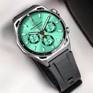 Pakrys Montre Intelligente Militaire Pour Homme - Appels - Montre Intelligente Tactique Amoled 1.43"" - Batterie 300mah - Fitness Tracker Avec Fréquence Cardiaque, Sommeil Pour Iphone Android (Noir) - Neuf