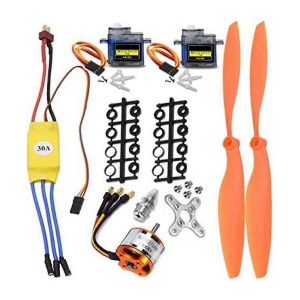 2212 1400KV Moteur + 30A ESC + SG90 Servo + 8060 Ensemble d'hélices compatible avec RC Avion Quadricoptère Avion à voilure fixe He - Neuf