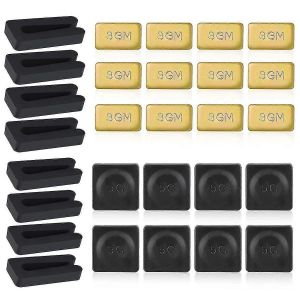 8 ensembles de kit d'équilibrage de pales de ventilateur de plafond comprenant un poids auto-adhésif en métal doré 3G,un auto-adh en métal - Neuf
