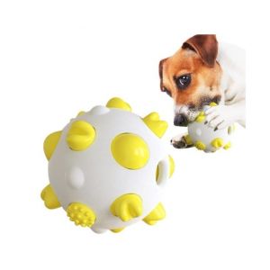 Brosse À Dents Sphérique Pour Chien - Jouet Durable Pour La Dentition Et Le Nettoyage Dentaire, Pour Des Dents Saines Et Des Moments De Jeu Amusants - Neuf