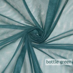 Tissu En Tulle Doux,Moustiquaire En Gaze 36a,Tissu En Maille Pour Robe De Soirée De Mariage,Jupon Tutu,Bricolage - Type Bottle Green-20meters - Neuf