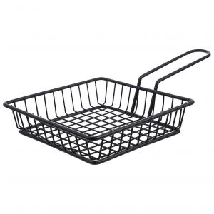 Panier &Agrave; Friture En Treillis M&eacute;tallique En Acier Inoxydable Pour La Pr&eacute;sentation Des Aliments - Neuf