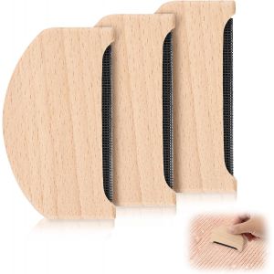 KALANKA-3 PCS Anti Bouloche V&ecirc;tement &iquest; Peigne Anti Bouloche & Rasoir Laine Anti Bouloche, Peigne &Agrave; Fuzz Manuel pour Pull, Cachemire & Tricots, Outil De Nettoyage pour Entretien V&ecirc;tement - Neuf