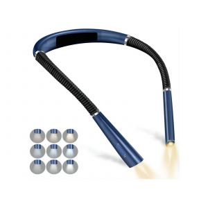 Lampe De Lecture De Cou Rechargeable Avec Luminosit&eacute; Et Modes R&eacute;glables - Neuf