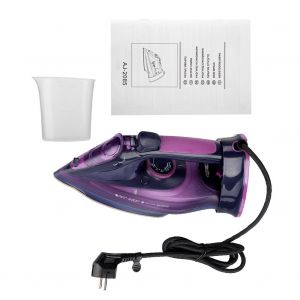 HJLIAN Fer a vapeur electrique portable pour vetements et tissus, prise UE 220 V (violet) - Neuf