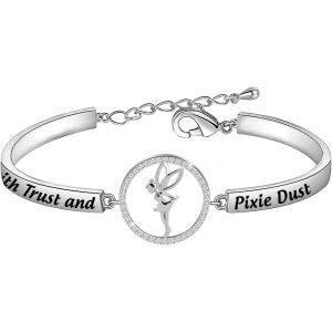 Kalsw-Faith Trust And Pixie Dust Bracelet À Breloques - Neuf
