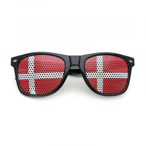 Jeux Olympiques-Le Danemark Partisan Kit De 2 Pièces Bleu Blanc Rouge Des Lunettes, France Partisan Lunettes De Soleil Robe De Fantaisie Jeux Olympiques Euro Accessoires De Football - Neuf