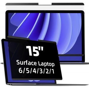 Magn&eacute;tique Filtre Confidentialit&eacute; Surface 15 Pouces Compatible Avec Microsoft Surface Laptop 6/5/4/3/2/1, Amovible Protection Ecran Surface Laptop, Film Anti Regard /Filtre Lumi&egrave;re Bleue Surface 15 - Neuf