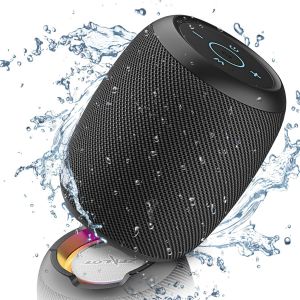 Enceinte Bluetooth, Portable Haut-Parleur Bluetooth 5.0 Hd Audio Double Pilote20 Heures Résistance À L'Eau De La Batterie Ipx6 Puissant Extérieur,Aux,Usb,Micro Sd/Tf - Neuf