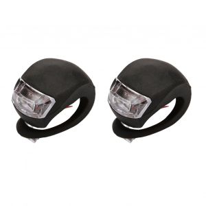 2pcs V&eacute;lo Lumi&egrave;re L&eacute;ger &Eacute;tanche V&eacute;lo Grenouille Lumi&egrave;res Super Brillant Simple Installation Nuit Cyclisme V&eacute;lo Feu Arri&egrave;re - Neuf
