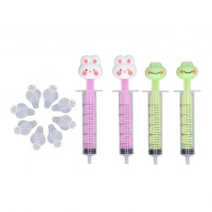 4pcs 10ml Infantile Seringue Nasale Irrigateur S&eacute;curit&eacute; Aspiration R&eacute;utilisable Propre Silicone Lavage Du Nez Irrigateur Pour B&eacute;b&eacute; - Neuf
