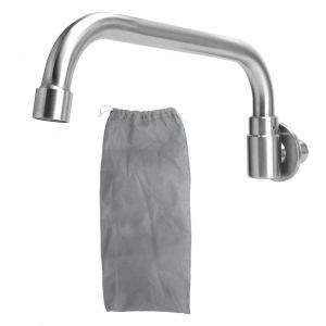 HJLIAN Robinet de lavabo G1/2 en acier inoxydable, robinet d'eau froide simple pour fournitures de cuisine - Neuf