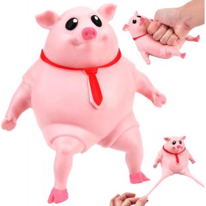 Jouet anti-stress en forme de cochon rose - Neuf