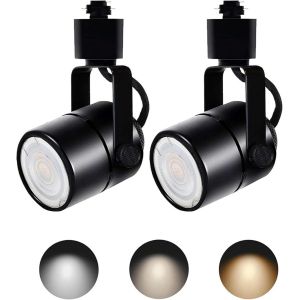 Bravsekai 6 Paquets De Spots De Plafond Extra-Lumineux 25w Ajustables À 90 Degrés, Projecteur De Plafond Anti-Éblouissement, Projecteur De Plafond À Led Encastré (Noir 6000k 25w Haute Luminosité) - Neuf