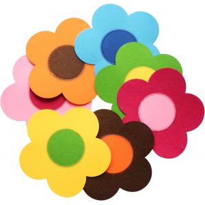 Mevronisshop-Protection Casseroles Prot&egrave;ge-Po&ecirc;le Feutre - 7 Pcs 25 Cm Diam&egrave;tre, D'intercalaire S&eacute;par&eacute; Et Prot&eacute;ger, Surfaces Ustensiles Cuisine Pour Eviter Rayures, Empilable Po&ecirc;les, Bols Bien D'usten - Neuf