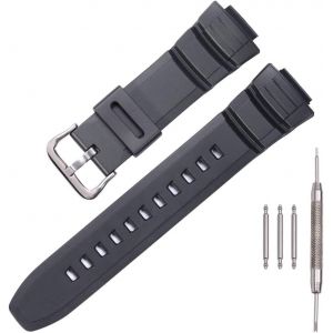 Kal-Bracelet De Rechange En Résine Pour Homme Caiso Mcw100h-4av Mcw100h Mcw-110h Hdd-S100 W-S220 - Neuf