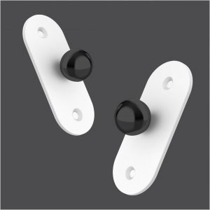 TIANYI-Lot de 2 crochets muraux en pâte 3 m pour appliques murales, supports durables pour appliques murales, vêtements suspendus, clés, salle de bain, douche, extérieur, cuisine - Blanc - Neuf