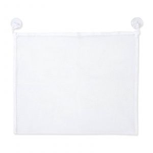 Organiseur de jouets pour baignoire de b&eacute;b&eacute;, sac de rangement mural en maille, pratique pour la salle de bain, fournitures et jouets-2 grandes poches - Neuf