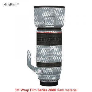 Peau personalisée pour peau Canon RF100-500 100500 Autocollant d'objectif pour Canon RF100-500mm F4.5-7.1,couverture enveloppante d'objectif RF 100-500 - Type Mamba Gray - Neuf