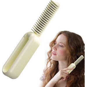 KAL-Cordless Hair Straightener Brush, Ionic Hot Comb Straightener, Portable Hairbrush, 2000Mah Battery, Ideal For Theme Parties And Birthday Parties, 7.87X1.38 In - Neuf
