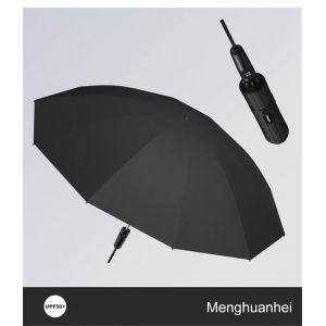 Parapluie Automatique Anti-Uv Coupe-Vent Pliant Homme Femme &ndash; Grand Parasol - Neuf