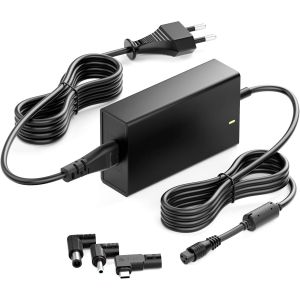 65W USB C Chargeur HP Ordinateur Portable Pavilion Elitebook Spectre Chargeur PC Portable Universel avec adaptateur 4,5mm et 7,4mm pour HP Chromebook Probook Stream 11 13 14 15 X360 HP Pro G2 G1 G5 G6 - Neuf