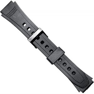 Kal-Bracelet De Montre Compatible Casio Telememo Db36, Db-36, Db-36-1a, Db-36-9a 10079756 18mm Ref 582 - Neuf