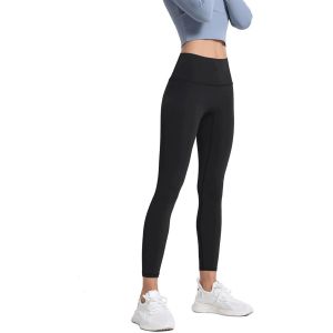 Legging Femme Taille Haute Leggings Sans Couture Fitness Pantalon Yoga Contr&ocirc;le Ventre Mat Noir &Eacute;lastique Doux Jeggings Pour Entra&icirc;nement Gym Et Sport - Neuf