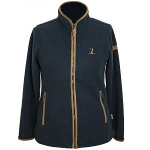 Blouson Polaire Femme Scotland Zip Polyester Marine S &Agrave; Xl - Neuf