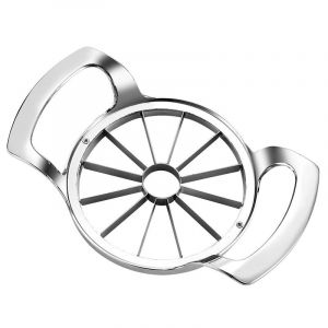 Coupe-Pomme, Version Améliorée Du Vide-Pomme À 12 Lames, Coupe-Pomme En Acier Inoxydable, Séparateur Pour Pommes Jusqu'à 4 Pouces (Argent) - Neuf