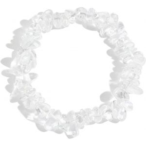 Kal-Bracelet En Pierre Pr&eacute;cieuse Naturelle En Cristal - V&eacute;ritables Pierres De Yoga - Bracelet De Perles - Cadeau Pour Fille Et Femme - Neuf