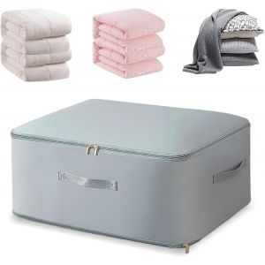 Kalanka-Organisateur &Agrave; Auto-Compression, 54 X 42 X 30 Cm Sacs De Rangement Compressible, Sac De Rangement Amovible Pour Couettes, Sac De Rangement Amovible Pour Couettes, V&ecirc;tements Et Couvertures (Bl - Neuf