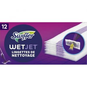Swiffer Lingettes Wetjet de Nettoyage pour Sols par 12 Lingettes - Neuf