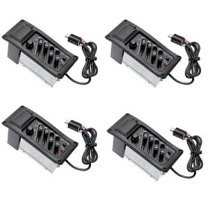 4set EQ-7545R 4 bandes guitare acoustique EQ préampli égaliseur - Neuf