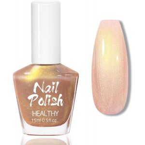 Maa-Vernis À Ongles À Séchage Rapide - Rouge Foncé - Paillettes - Sans Lampe Uv - Neuf