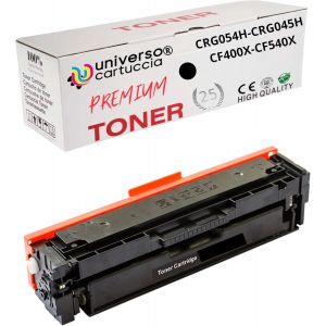 ERYI-® Toner Universel Compatible Avec Canon Crg-054H Et Crg-045H Et Toner Universel Compatible Avec Hp Cf400X Cf400A - Cf540X Cf540A Haute Capacité (Black) - Neuf
