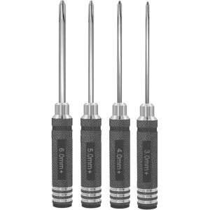 Xixa-4 Tournevis Phillips,Kit D'outils Rc Pour Voiture,Bateau,Drone,Hélicoptère Multi-Axes Drone De Bateau De Voiture Rc(3.0 Mm,4.0 Mm,5.0 Mm,6.0 Mm)-Xixa - Neuf