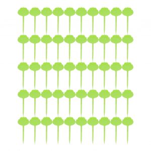 Hjlian Lot De 50 Etiquettes De Plantes Impermeables Pour Jardin, Pepiniere, Fleurs En Pot, Vert - Neuf