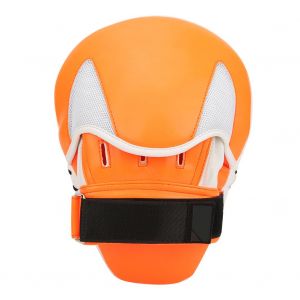 Gant De Boxe Avec Coussinet D'arc, Cible D'entrainement Pour Les Pieds Et Les Mains Avec Crochet Et Boucle Pour Le Karate, Le Combat Et Le Muay Thai, Orange - Neuf