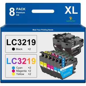 Lc3219Xl Lc3219 Cartouches D'Encre Compatibles Avec Brother Lc3217 Lc 3219 3219Xl Pour Brother Mfc-J5330Dw Mfc-J5730Dw Mfc-J6930Dw Mfc-J5335Dw Mfc-J5930Dw Mfc-J6530Dw Mfc-J6935Dw - Neuf