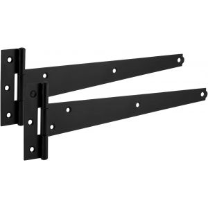 ¿150mm¿fr T Japonais,Lot de 2 Noir Charnières 150mmen T Japonais, Charnières en T en métal avec revêtement en poudre résistant aux intempéries et antirouille, Charnières en T - Neuf