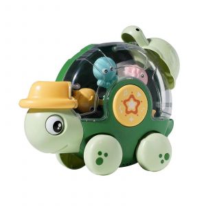 Jouet De Bain Pour Bébé De 1 À 3 Ans, Jouet D'eau Pour Baignoire Pour Enfants De 2 À 4 Ans, Jolie Tortue, Cadeau Pour Bébés Garçons Et Filles - Neuf